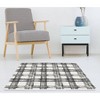 FloorPops 12"x12" Sawyer Plaid Interlocking Floor Tile Black: Water-Resistant EVA Mosaic Flooring, 8.1 Sq Ft Coverage - 2 of 4