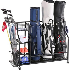 Dexmalle 4 Golf Bag Organizer Garage Storage - 1 of 4