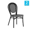 Alamont 2pk Commercial Thonet Stacking Chairs - 2 of 4