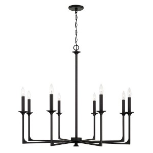 Capital Lighting Clint 8 - Light Chandelier in  Black Iron - 1 of 4