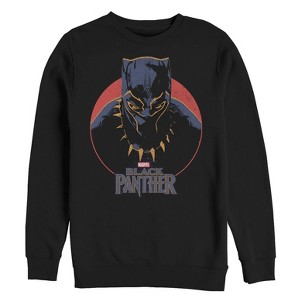 Men's Marvel Black Panther 2018 Retro Circle Sweatshirt - 1 of 3