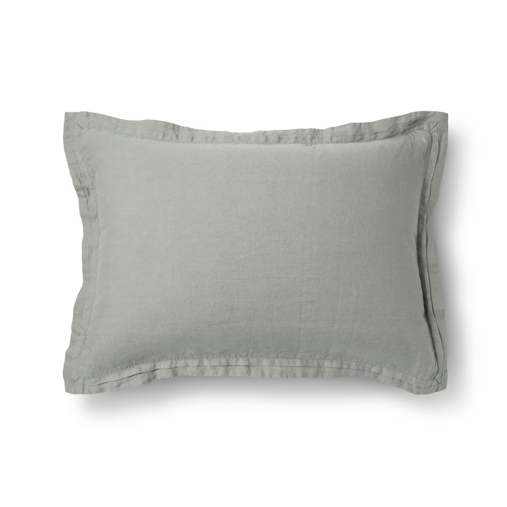Gray Lightweight Linen Pillow Sham (King) - Fieldcrest was $29.99 now $20.99 (30.0% off)
