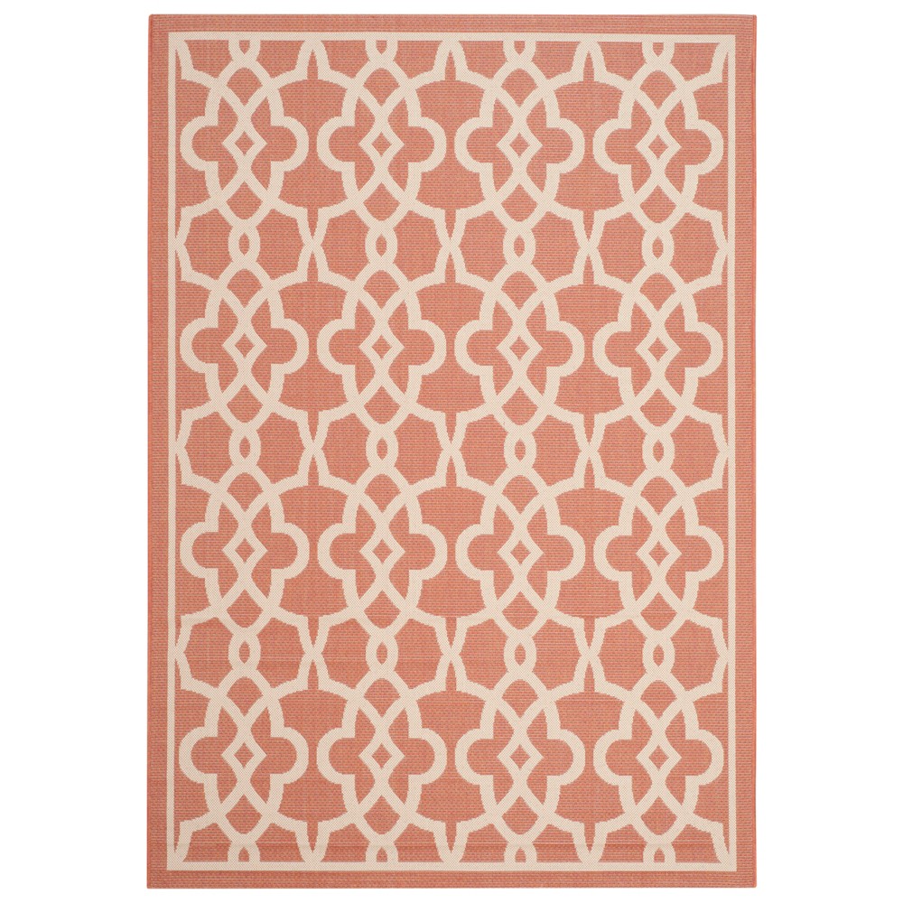  Courtyard Raquel Outdoor Rug Terracotta/Beige