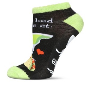 Memoi Women's Tequila N Tacos Low Cut Non-Skid Socks - 1 of 4