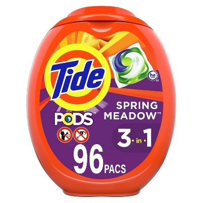 Tide Pods Laundry Detergent Pacs - Spring Meadow - 96ct