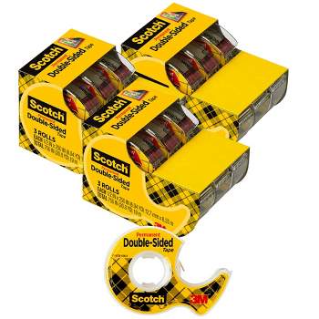 Scotch® Double Sided Tape - 3 Rolls Per Pack, 3 Packs