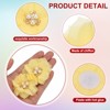 Unique Bargains Rhinestone Pearl Chiffon Flower for DIY Craft Wedding Party 15 Pcs - 3 of 4
