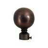 Versailles LX01 Ball Finial Rod Set - Antique Bronze/Brown - 4 of 4
