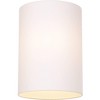Springcrest Set of 2 Drum Lamp Shades White Small 8" Top x 8" Bottom x 11" High Spider with Replacement Harp and Finial Fitting - 3 of 4