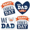 Big Dot of Happiness Happy Father's Day - Decorations DIY We Love Dad Party Essentials - Set of 20 - 2 of 4