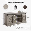 Homhougo TV Stand for TVs up to 65" Grey - 2 of 4