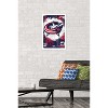 Trends International NHL Columbus Blue Jackets - Maximalist Logo 23 Framed Wall Poster Prints - 2 of 4