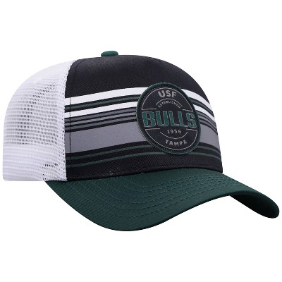 NCAA South Florida Bulls Men's Vista Black with Hard Mesh Snapback Hat