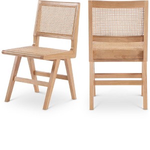 Meridian Furniture,Preston Wood Dining Side Chair, Set of 2 - 1 of 4