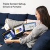 SideTrak Swivel 12.5" Attachable Triple Portable Monitor for Laptop - IPS Full HD 1920x1080 USB Displays - Black - 2 of 4
