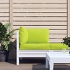 vidaXL Chair Cushion Water Repellent Pallet Cushion Seat Pad Oxford Fabric - Bright Green Corner Sofa - 2 of 4