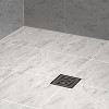 Hydroware Square Shower Drain - C06 Matte Black - 6 Inches - 2 of 4