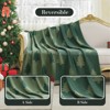 Amelie Home Chenille Knit Throw Blanket, Reversible Christmas Pattern, Cozy Holiday Decor Gift for Bed & Couch - 2 of 4