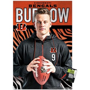 Trends International NFL Cincinnati Bengals - Joe Burrow Pose 20 Unframed Wall Poster Prints - 1 of 4