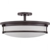Quoizel Lighting Sailor 5 - Light Semi-Flush Mount in  Western Bronze - 3 of 4