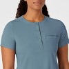 Wink RENEW Women's Mandarin Collar Tuck-In Scrub Top, S. - 2 of 4