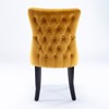 Sapphtopaz Dining Chairs Set of 2 Wing-Back Upholstered Chairs with Backstitching Nailhead Trim and Solid Wood Legs Chair for Kitchen, Dining - 4 of 4