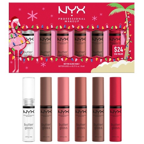 Nyx Professional Makeup Butter Lip Gloss Vault Cosmetic Holiday