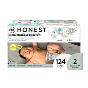 The Honest Company Clean Conscious Disposable Diapers - (Select Size and Pattern) - 1 of 4