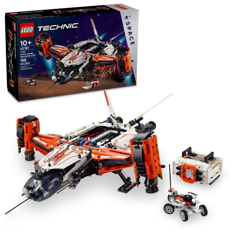 LEGO Technic VTOL Heavy Cargo Spaceship LT81 Building Toy 42181, 1 of 9