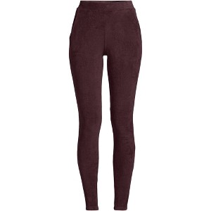 Lands' End Women's Sport Knit High Rise Corduroy Leggings - 1 of 3