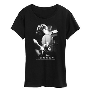 Women's - John Lennon - Lennon Guitar Short Sleeve Graphic T-Shirt - 1 of 4