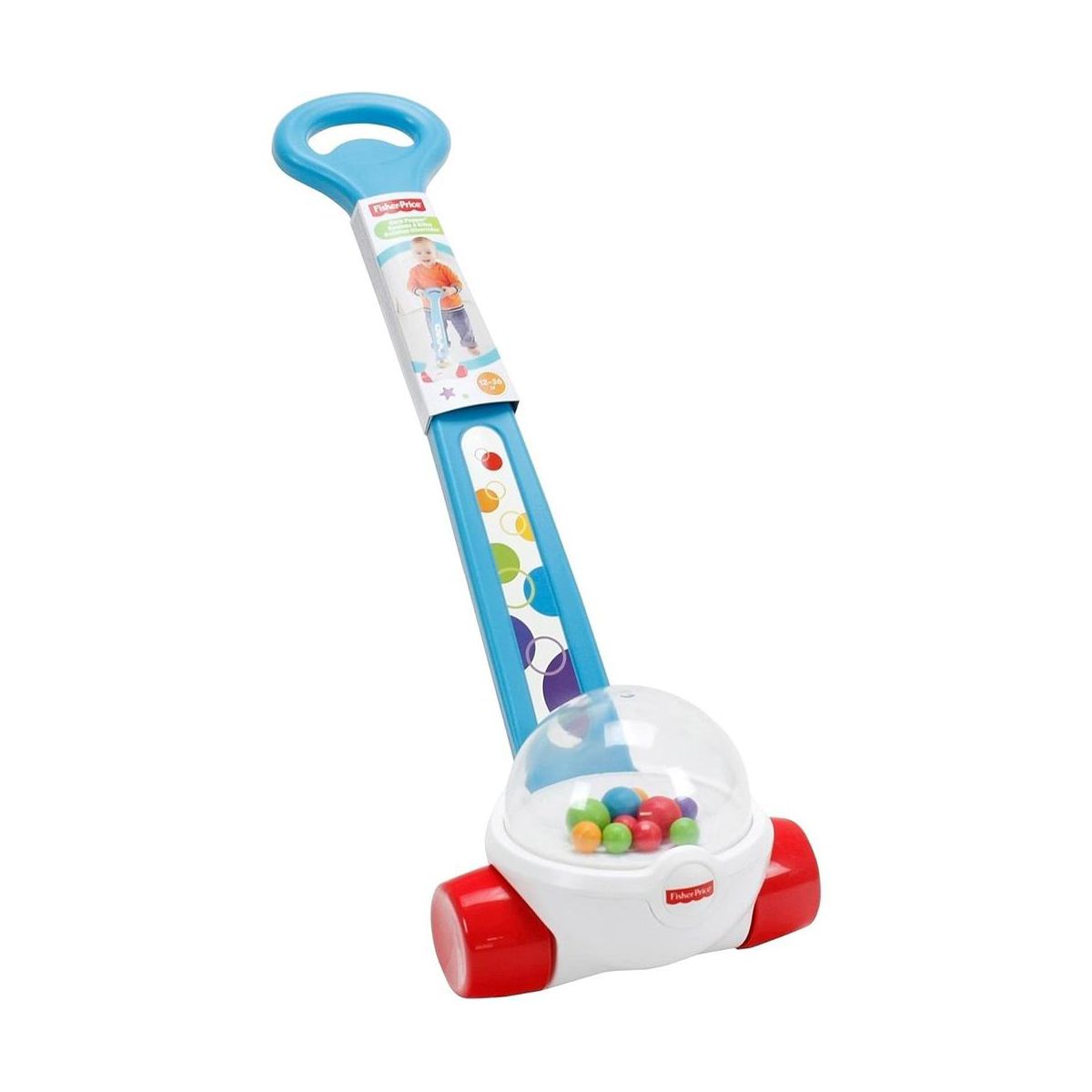 Fisher-Price Corn Popper Push Toy with Ball-Popping Action for Infants and Toddlers