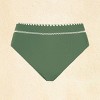 Women's Chic Red Crochet Trim High-Rise Bikini Bottoms - Cupshe - 4 of 4