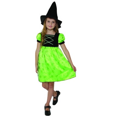 Northlight Green Witch Girl's Kids Halloween Costume - Small