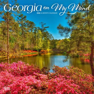 BrownTrout Georgia on My Mind 2026 12"x24" Hanging Square Wall Calendar Plastic-Free - 1 of 4