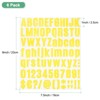 Unique Bargains Waterproof Vinyl Self-Adhesive Durable Mailbox Alphabet Stickers 6 Sheets - 3 of 4