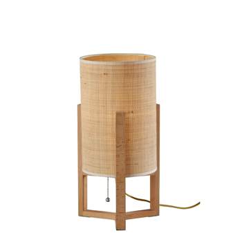 Quinn Table Lantern Natural Wood - Adesso