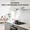 30 inch Range Hood with 3 Speed Exhaust Fan, 700CFM Kitchen Stove Vent Hood, Time Setting, 2x1.5W LED Lamps, 2 Dishwasher-safe Stainless Steel Filters - 4 of 4
