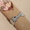 SOHI Women's Metallic Silver Twisted Bracelet - 2 of 4
