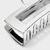Jumbo Plastic Hair Claw Clip - Universal Thread™ Silver - 2 of 2