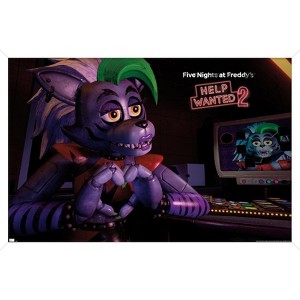 Trends International Five Nights at Freddy's: Help Wanted 2 - Roxanne Wolf Framed Wall Poster Prints - 1 of 4