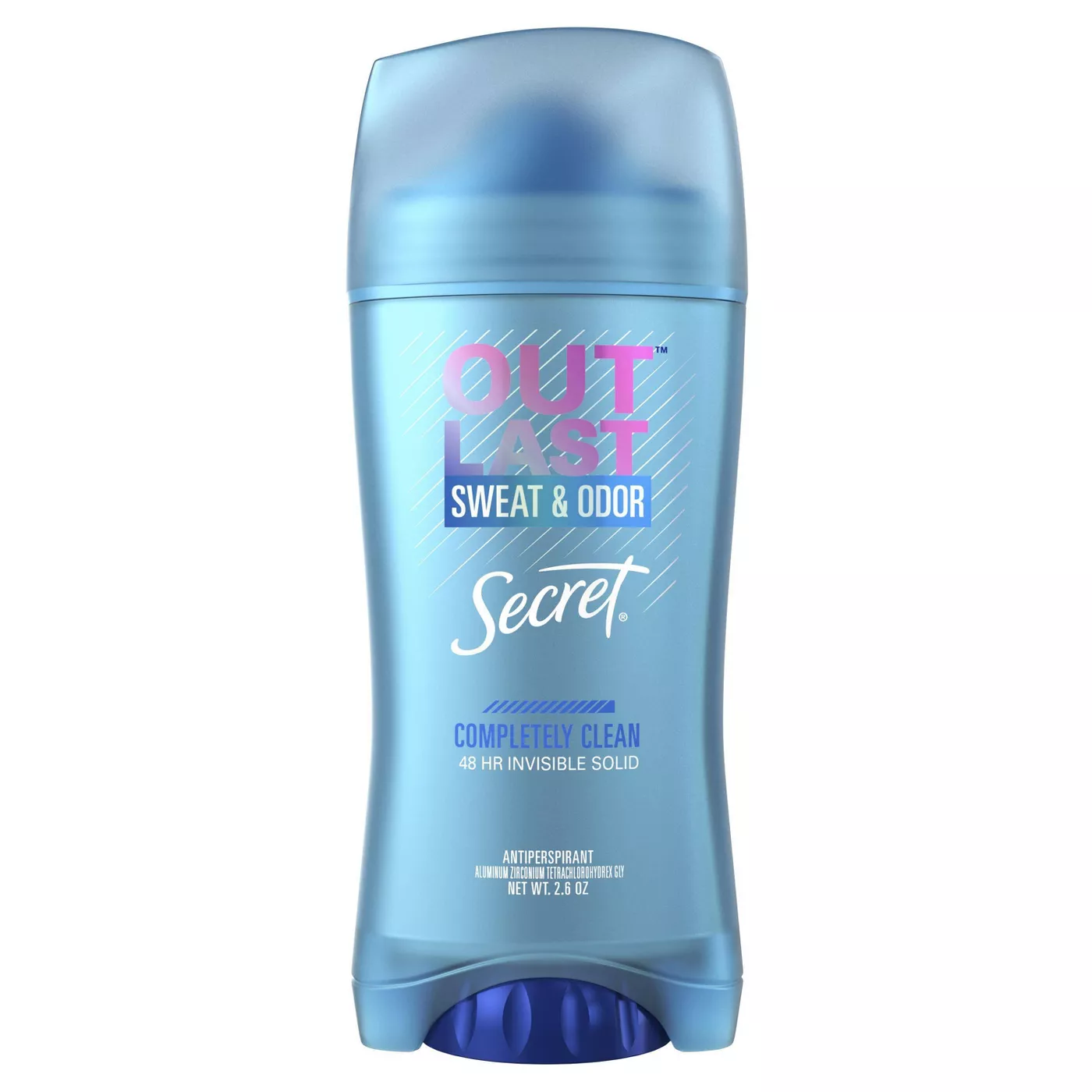 Secret Outlast Invisible Solid Antiperspirant & Deodorant for Women Completely Clean - 2.6 oz - image 1 of 2