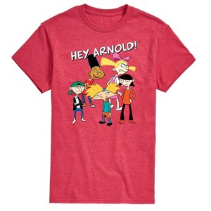 Men's - Hey Arnold! - Group Shot Short Sleeve Graphic T-Shirt - 1 of 4
