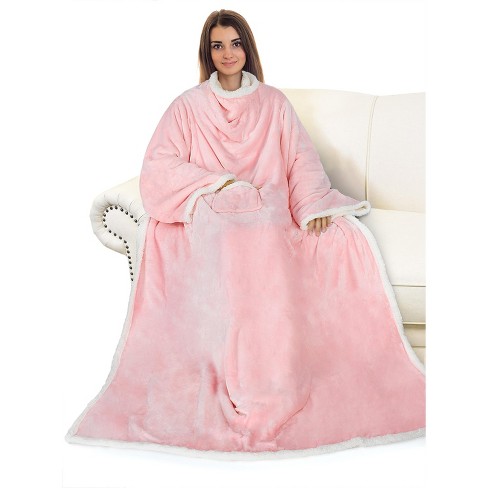 Tortilla Fleece Wearable Blanket with Sleeves — Catalonia Fashion