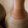 Infurnic Decorative Vases Set of 3 Designer Vases Artificial Rattan Vases for Living Room, Entryway, or Hallway, Brown, 24.8"*9.84"*29.72" - 4 of 4