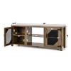 Costway TV Stand Entertainment Media Center for TVs up to 65'' w/Steel Mesh Doors - 4 of 4