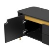 ORRD  Modern TV Stand for TVs up to 70", TV Cabinet with Storage & Metal Legs - 4 of 4