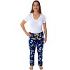 Seven Times Six My Hero Academia Womens' Allover Print Design Sleep Lounge Pajama Pants Blue - 4 of 4