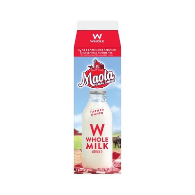 Maola Vitamin D Whole Milk - 1qt