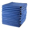 Fleming Supply Dual-Layer Moving Blankets – 12-piece, Blue and Black - 4 of 4